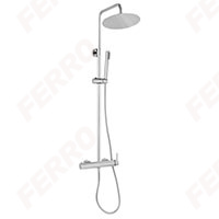 Ciriculus - Rainfall set with mixer, chrome