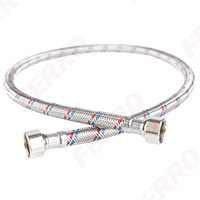 Stainless steel-braided hose 3/8”x3/8” female-female
