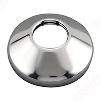 Wide 3/4” conical rosette for mixers, chrome