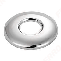 1/2” flat rosette, chrome