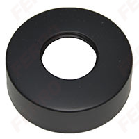 3/4” cylindrical rosette for mixers, black
