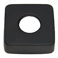 3/4” square rosette for mixers, black