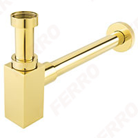 Quadro bottle siphon, gold