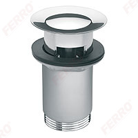 G 1 1/4” overflow washbasin locking drain valve