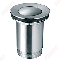 G 1 1/4” overflow washbasin locking drain valve