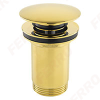 Drain valve G5/4, gold