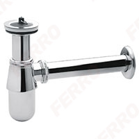 Brass washbasin trap