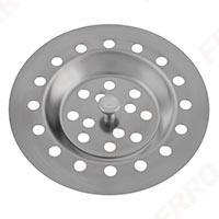 Strainer for cleaning the sink, chrome