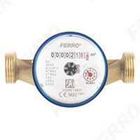 Single-jet dry dial water meter (antimagnetic) for cold water