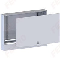 Cutie distribuitor-colector cu montaj aparent