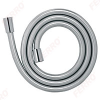 Silver Shine - L-150 cm silvery plastic shower hose