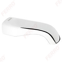 Flush-mounted bath spout