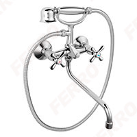 Retro Wall-mounted bath mixer