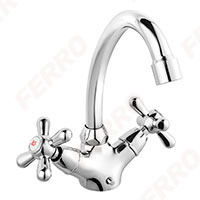 Retro Standing washbasin mixer