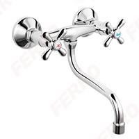 Retro Wall-mounted sink mixer