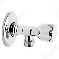 Poppet valve, rosette and metal knob