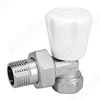 1/2” angle radiator valve with gland