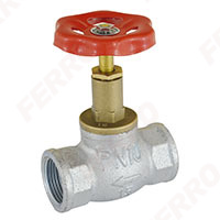 Poppet type cast iron valve