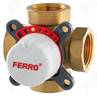 4-way mixing valve