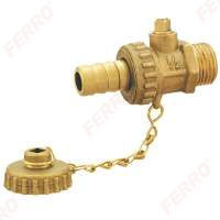 Drain water ball valve