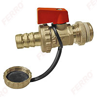 1/2” drain ball valve for solar installations