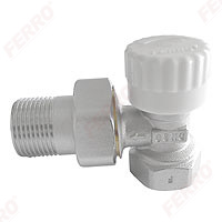 Thermostatic angle valve