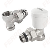 1/2” angle thermostatic valve set