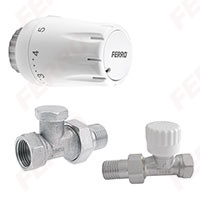 1/2” straight thermostatic set