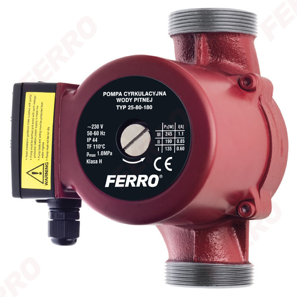 25-80-180 drinking water circulation pump