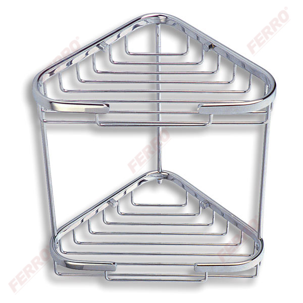 Metalia Shower - double small corner rack