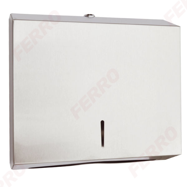 Dozator de prosoape din hartie antivandalism, inox