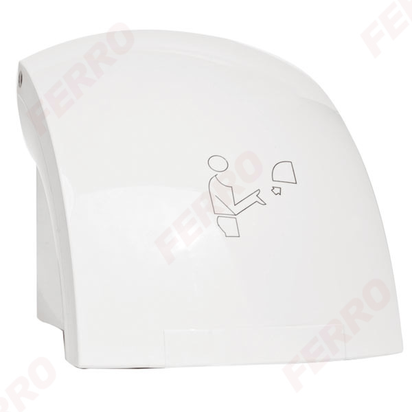 Uscator electric de maini cu senzor, alb