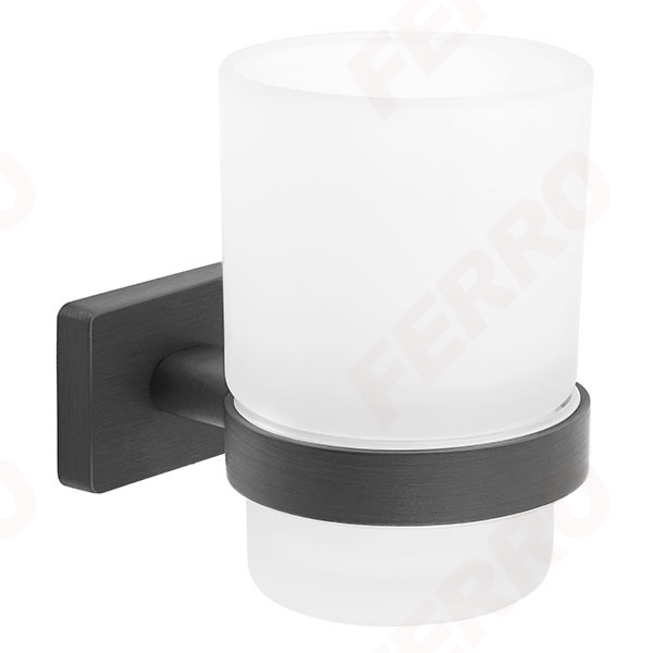 Greta - Toothbrush holder, gun metal