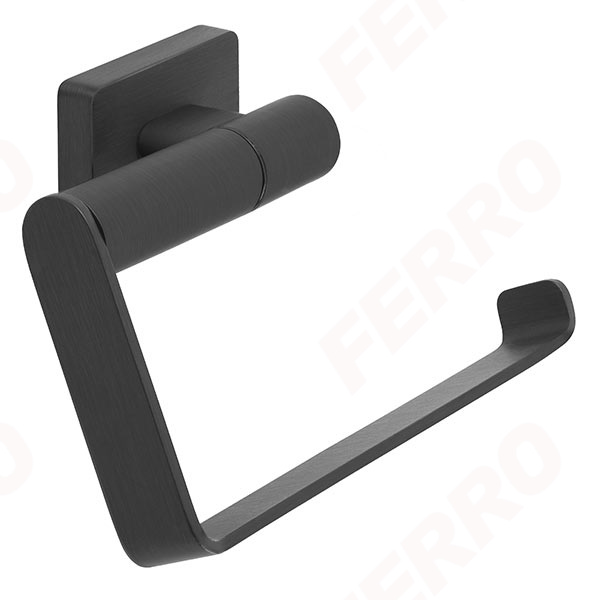 Greta - Toilet paper holder, gun metal