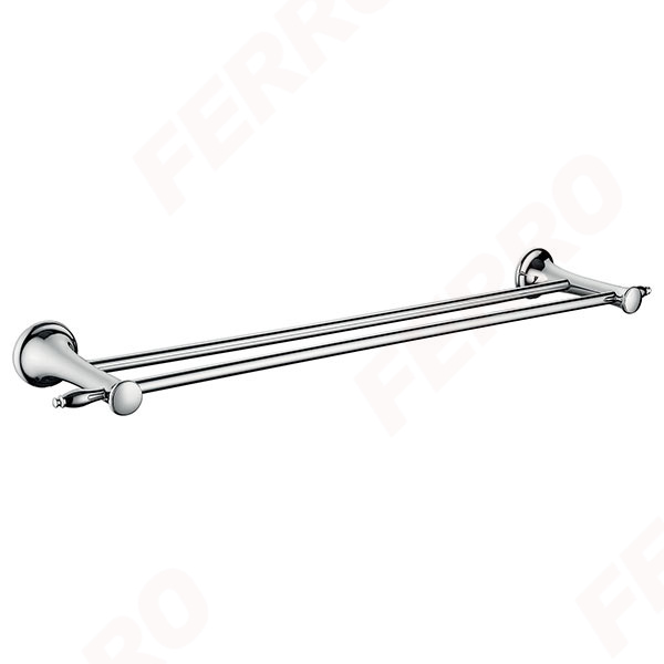 RETRO double towel rail 600 mm