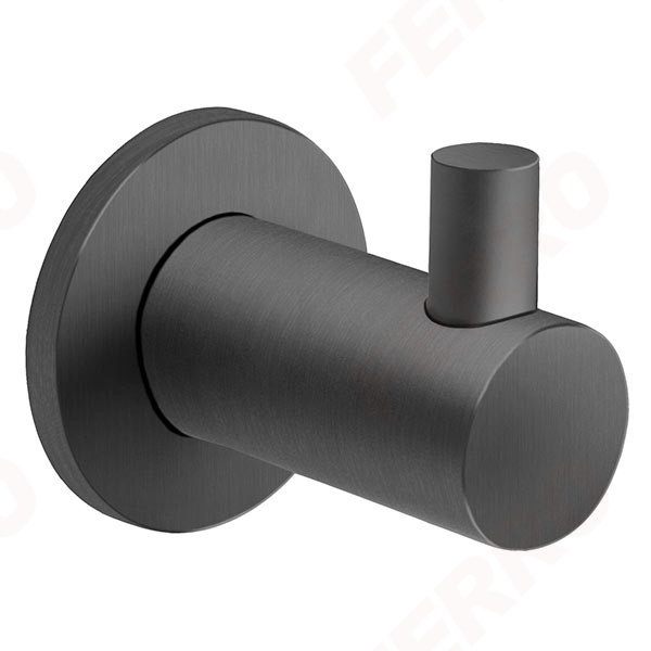 Single hook, gun metal