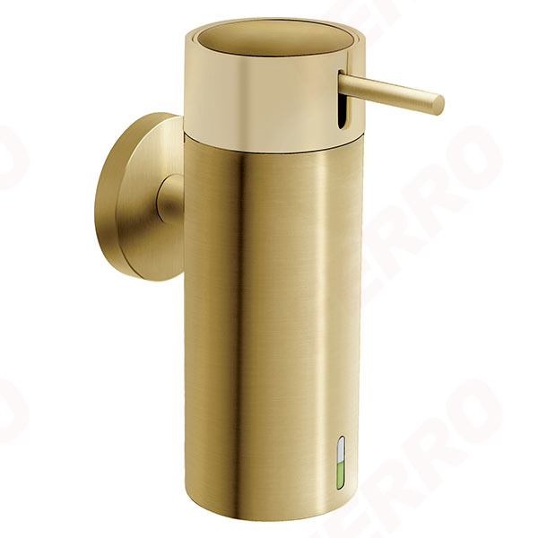 Soap dispensor, brushed gold