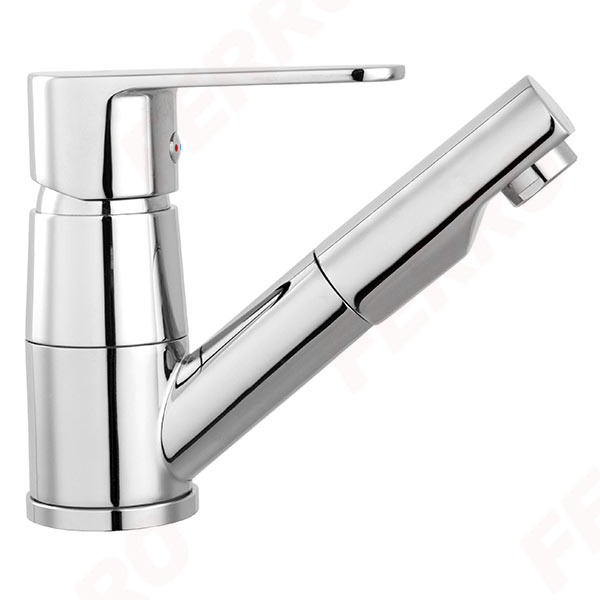 Algeo - washbasin mixer with pull-out spout