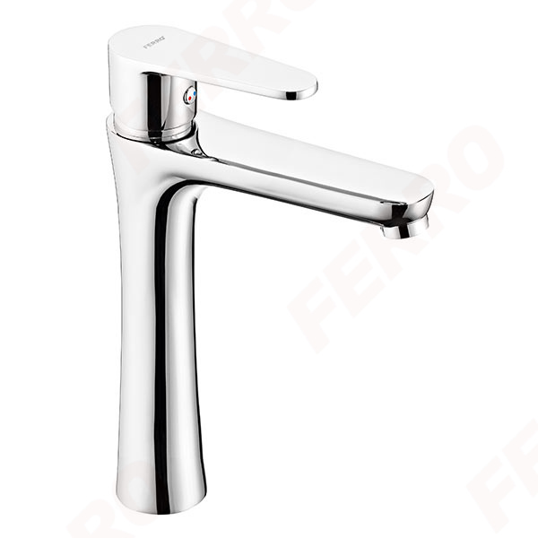 Algeo - Standing counter washbasin mixer, chrome