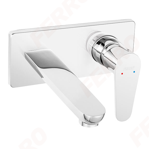 Algeo - Built-in washbasin mixer, 18 cm spout, chrome
