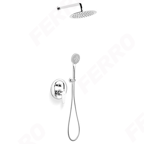 Algeo Set - shower set with rainfall and mixer