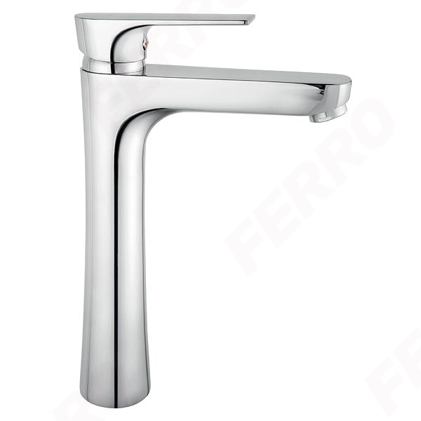 Algeo Square - Standing counter washbasin mixer, chrome