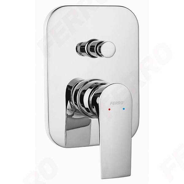 Algeo Square - built-in shower mixer