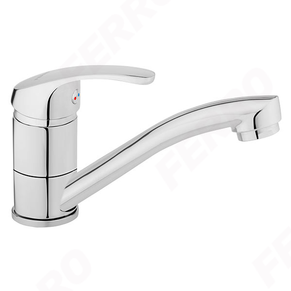 Basic - Standing washbasin mixer, chrome