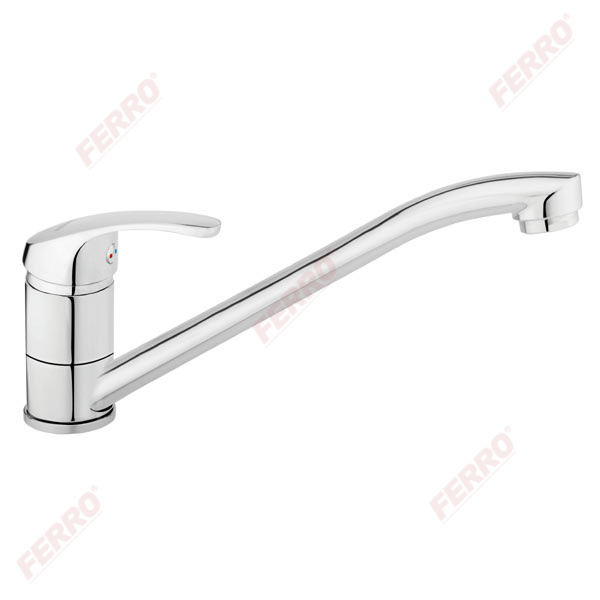 Basic - standing basin mixer with swivel spout