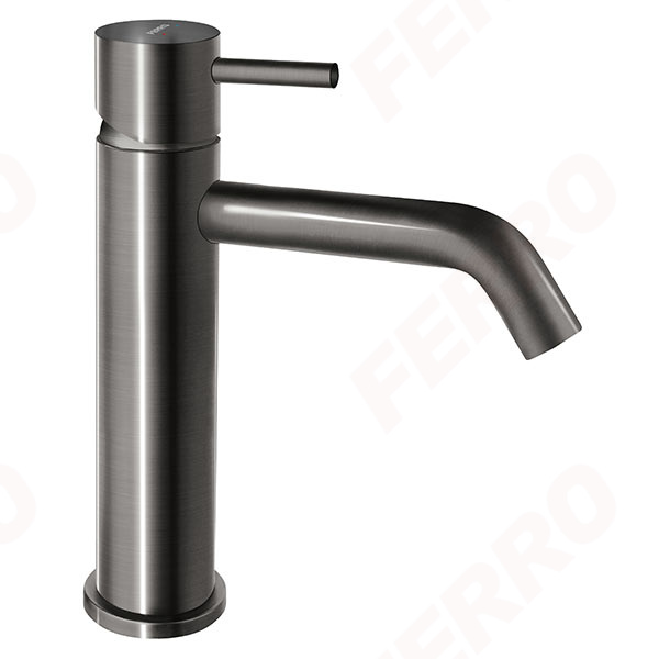 Ciriculus - Standing low washbasin mixer, gun metal