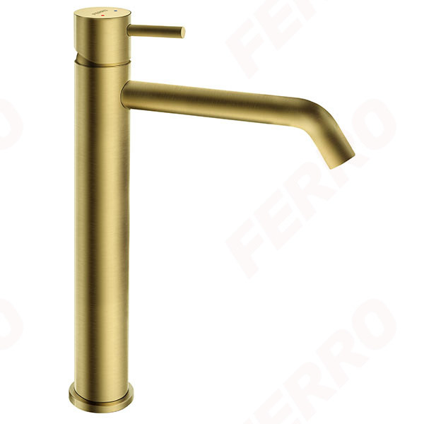 Ciriculus - Standing countertop washbasin mixer, brushed gold