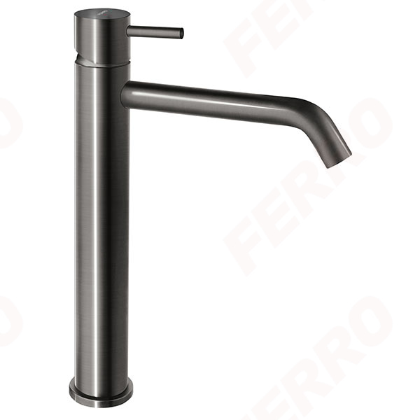 Ciriculus - Standing countertop washbasin mixer, gun metal