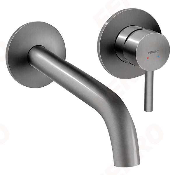 Ciriculus - Concealed washbasin mixer, gun metal