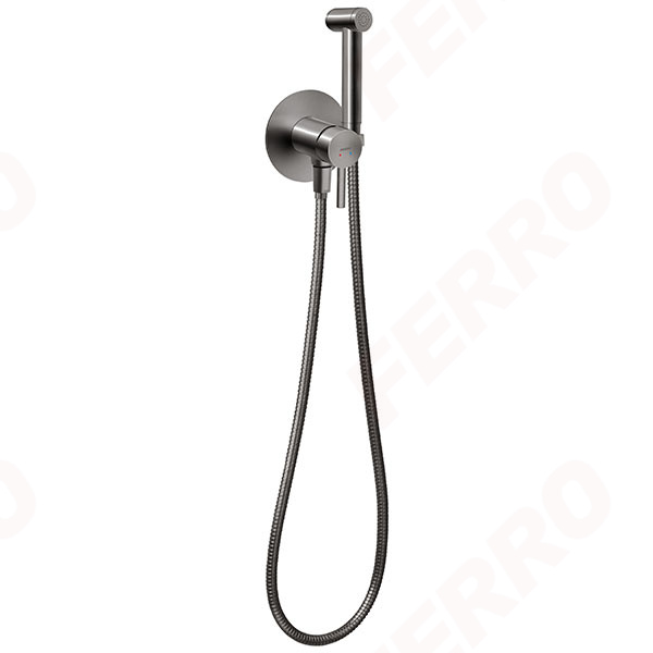 Ciriculus - Bidet concealed mixer, gun metal